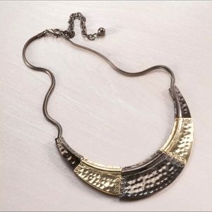 Mixed Metal Collar - Statement Necklace